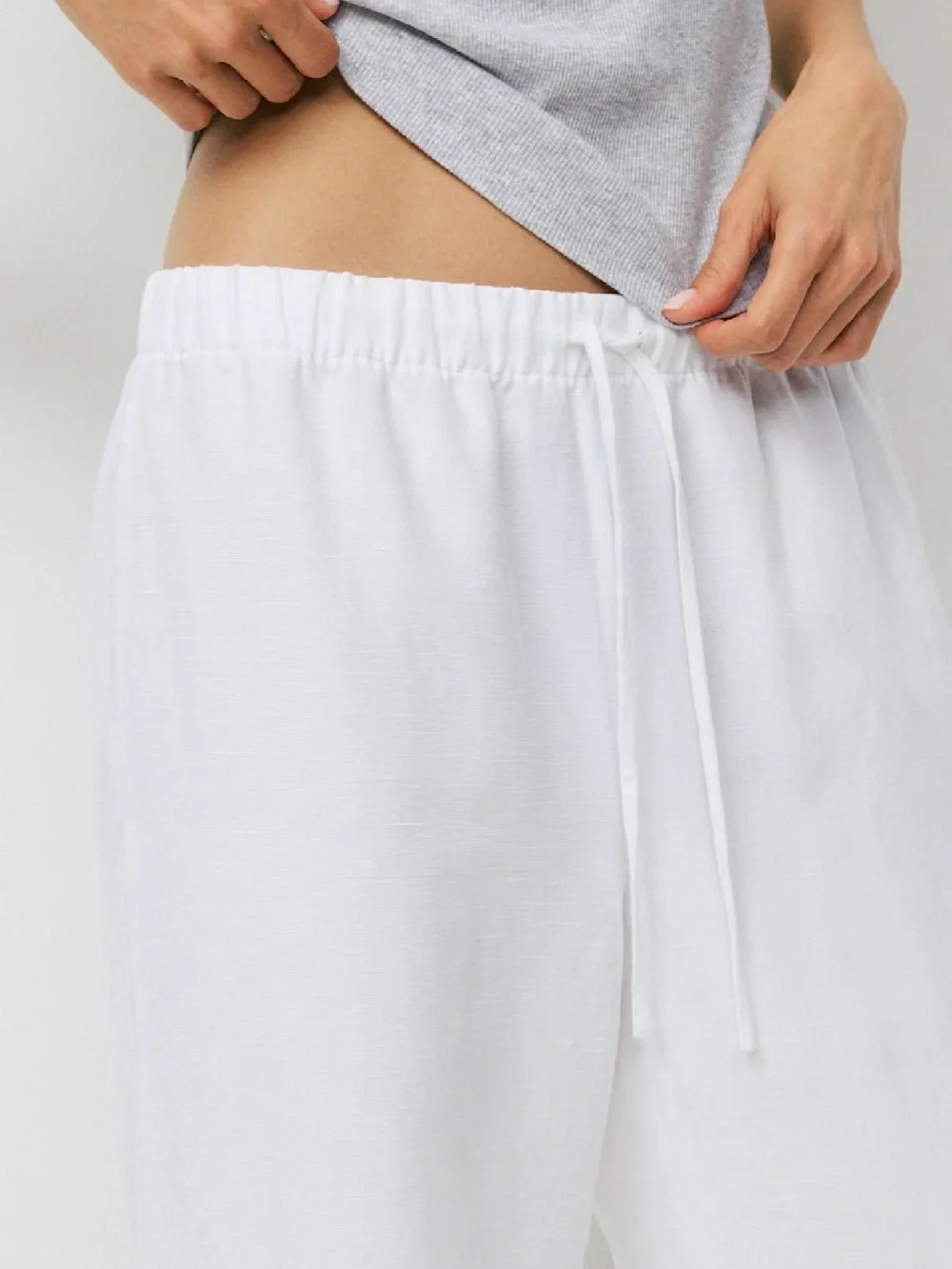 Aritzia Lodge Pant CruiseLinen Women's Wide-Leg Drawstring Pants Wilfred
